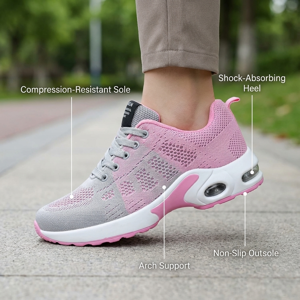 Orthora Pro – 12-Hour Shift Shoes for All-Day Foot, Knee &amp; Back Pain Relief