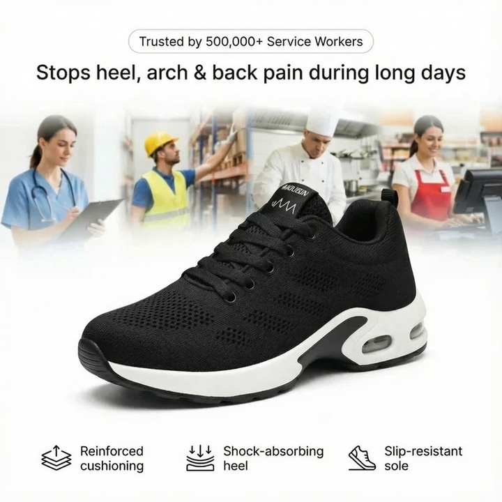 Orthora Pro — 12-Hour Shift Shoes for All-Day Foot, Knee &amp; Back Pain Relief [Mother&
