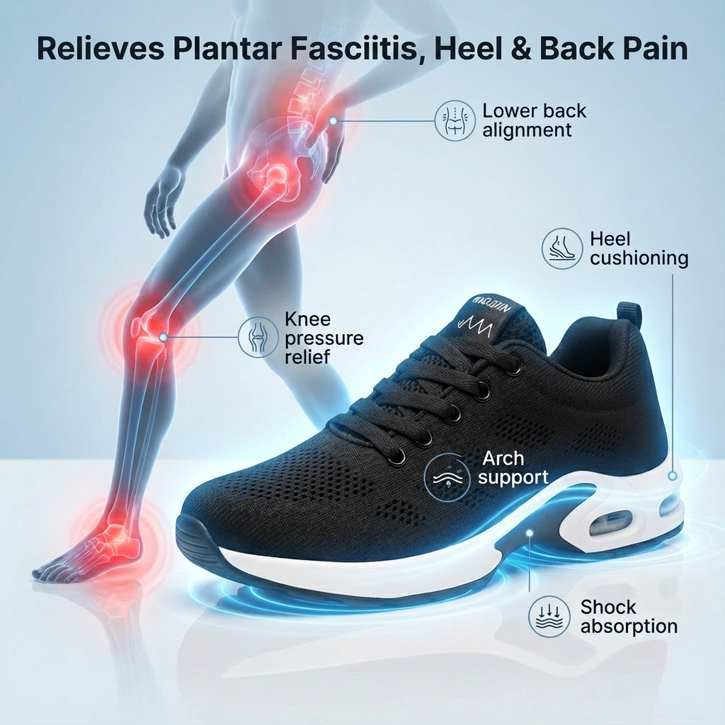 Orthora Pro — 12-Hour Shift Shoes for All-Day Foot, Knee &amp; Back Pain Relief